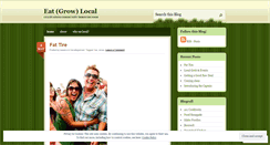 Desktop Screenshot of eatgrowlocal.wordpress.com
