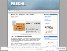 Tablet Screenshot of feechireddot.wordpress.com