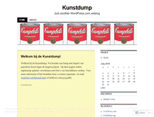 Tablet Screenshot of kunstdump.wordpress.com
