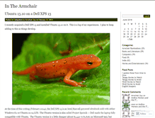 Tablet Screenshot of inthearmchair.wordpress.com