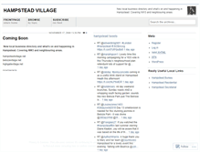 Tablet Screenshot of hampsteadvillage.wordpress.com