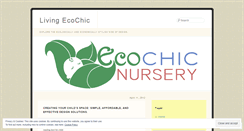 Desktop Screenshot of ecochicnursery.wordpress.com
