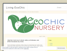 Tablet Screenshot of ecochicnursery.wordpress.com