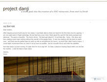 Tablet Screenshot of projectdanji.wordpress.com