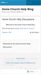 Mobile Screenshot of homechurch.wordpress.com