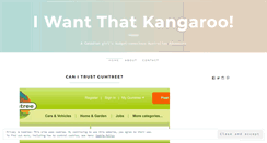 Desktop Screenshot of iwtkangaroo.wordpress.com