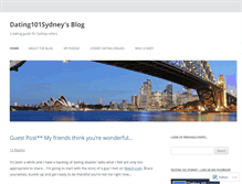 Tablet Screenshot of dating101sydney.wordpress.com