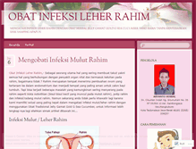 Tablet Screenshot of obatinfeksileherrahim.wordpress.com