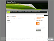 Tablet Screenshot of greenplant.wordpress.com