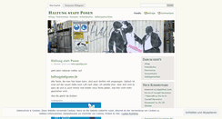 Desktop Screenshot of haltungstattposen.wordpress.com