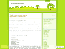 Tablet Screenshot of diaryofanecologeek.wordpress.com