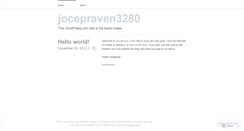 Desktop Screenshot of jocepraven3280.wordpress.com