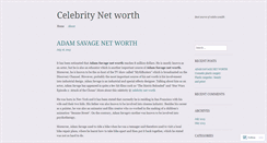 Desktop Screenshot of celebsworth.wordpress.com