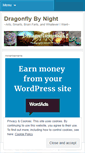 Mobile Screenshot of dragonflybynight.wordpress.com