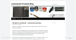 Desktop Screenshot of linkshaendershop.wordpress.com
