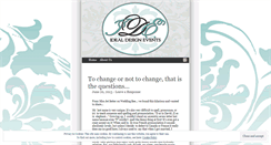 Desktop Screenshot of idealdesignevents.wordpress.com