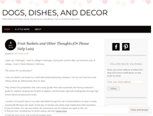 Tablet Screenshot of dogsdishesanddecor.wordpress.com