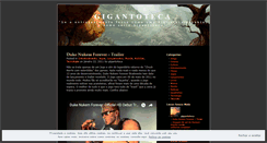 Desktop Screenshot of gigantoteca.wordpress.com