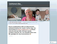 Tablet Screenshot of cards4cancer.wordpress.com