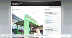 Desktop Screenshot of infobisnisukm.wordpress.com