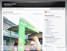 Tablet Screenshot of infobisnisukm.wordpress.com