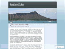 Tablet Screenshot of englishblog25.wordpress.com