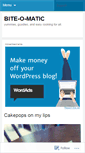 Mobile Screenshot of biteomatic.wordpress.com