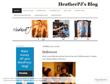 Tablet Screenshot of heatherpj.wordpress.com