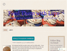 Tablet Screenshot of feedthemwithlove.wordpress.com