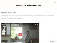 Tablet Screenshot of beforeourheartsexplode.wordpress.com