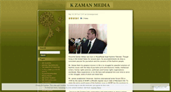 Desktop Screenshot of kzamanmedia.wordpress.com