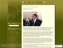 Tablet Screenshot of kzamanmedia.wordpress.com