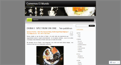 Desktop Screenshot of comernoselmundo.wordpress.com