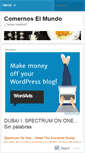 Mobile Screenshot of comernoselmundo.wordpress.com