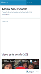 Mobile Screenshot of aldeasanricardo.wordpress.com