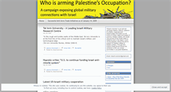 Desktop Screenshot of disarmzionism.wordpress.com