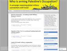 Tablet Screenshot of disarmzionism.wordpress.com