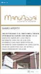 Mobile Screenshot of mangiassai.wordpress.com