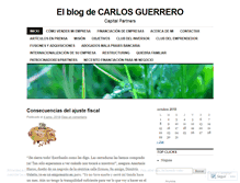 Tablet Screenshot of carlosguerreromartin.wordpress.com