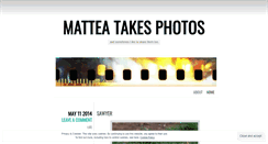 Desktop Screenshot of matteatakesphotos.wordpress.com