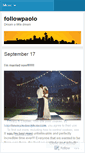 Mobile Screenshot of followpaolo.wordpress.com
