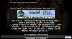 Desktop Screenshot of howtogrowbonsai.wordpress.com