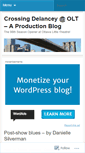 Mobile Screenshot of crossingdelanceyolt.wordpress.com