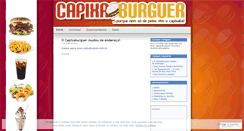 Desktop Screenshot of capixaburguer.wordpress.com