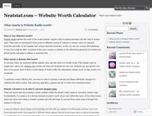 Tablet Screenshot of neatstat.wordpress.com