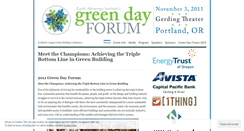 Desktop Screenshot of greendayforum.wordpress.com