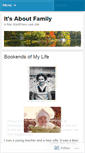 Mobile Screenshot of itsaboutfamily.wordpress.com