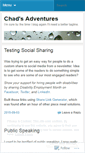 Mobile Screenshot of chadleaman.wordpress.com