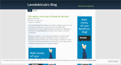 Desktop Screenshot of lawebdelcule.wordpress.com