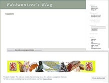 Tablet Screenshot of fdsbanniere.wordpress.com